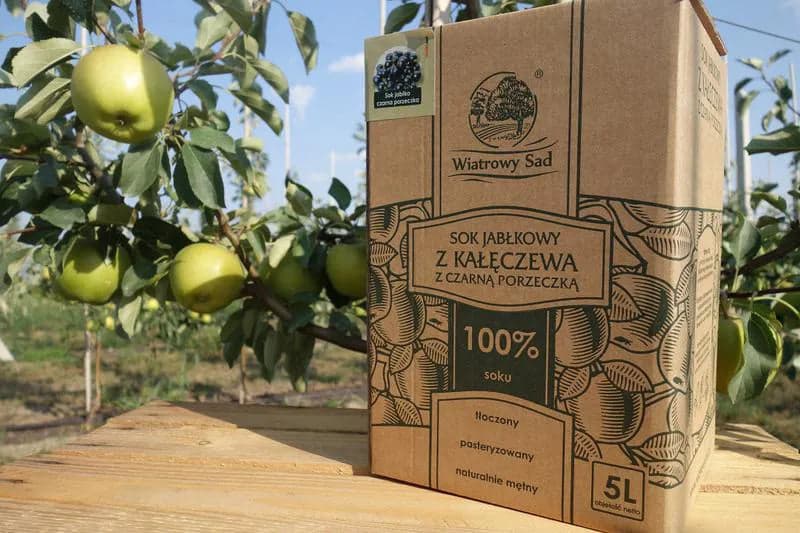 Sok jabłkowy z czarną porzeczką 3 l