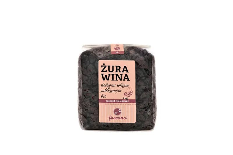 Żurawina słodzona sokiem jabłkowym BIO 1 kg