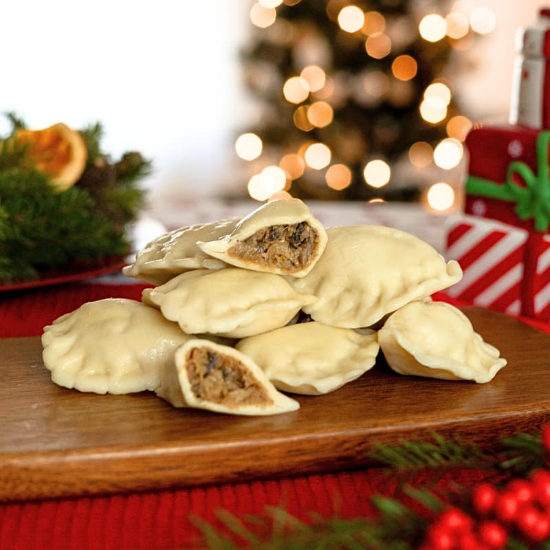 Pierogi z kapustą i grzybami leśnymi 500 g